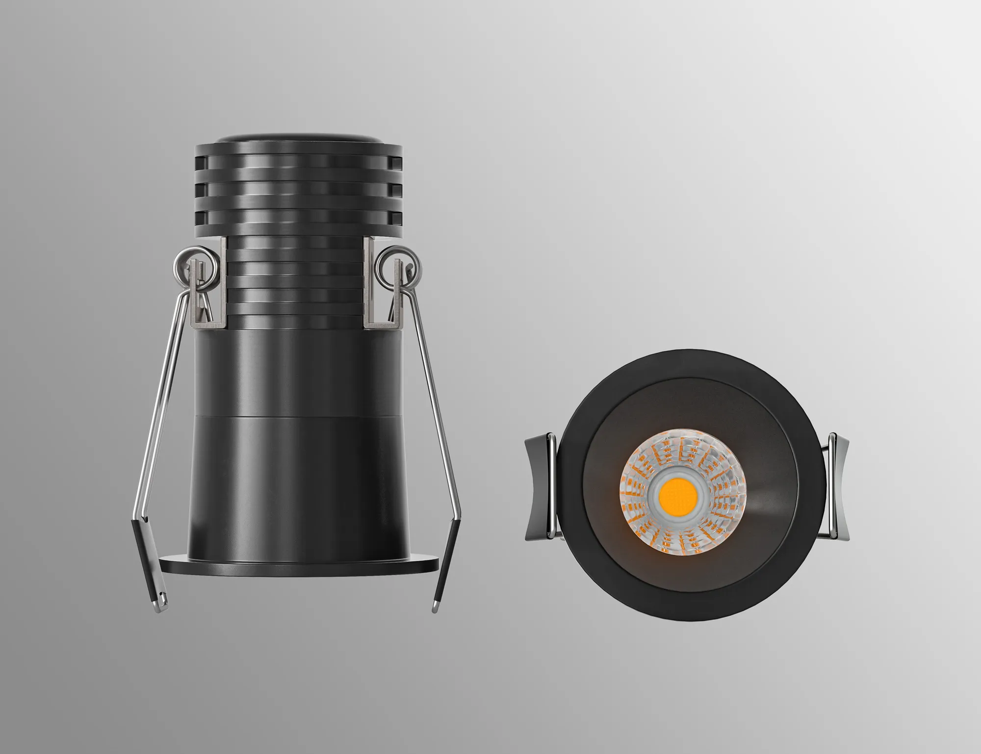 Cane Recessed Ceiling Luminaires Mantra Fusion Round Recess Ceiling